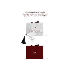 Авторская подарочная упаковка (пакет + бирка с посланием)